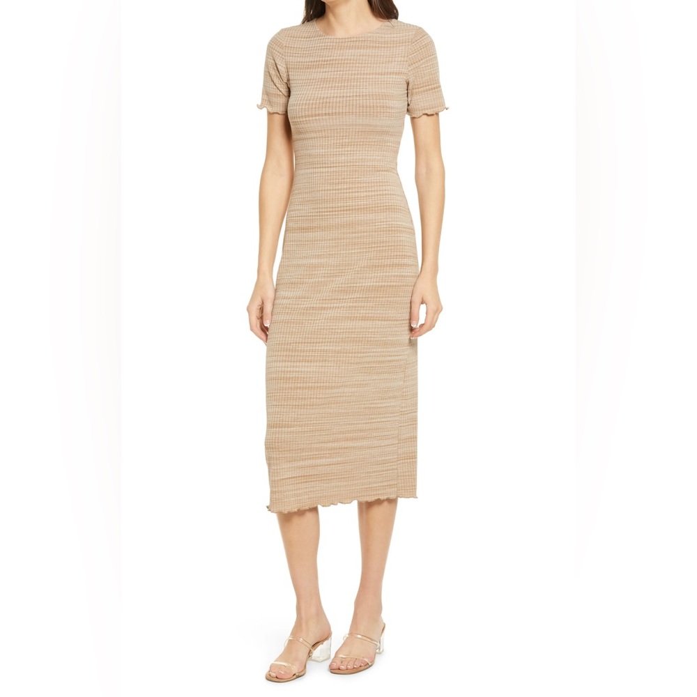 Reformation Perry Rib Midi Dress | Small
